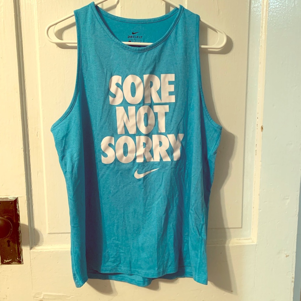 Nike blue athletic tank M
